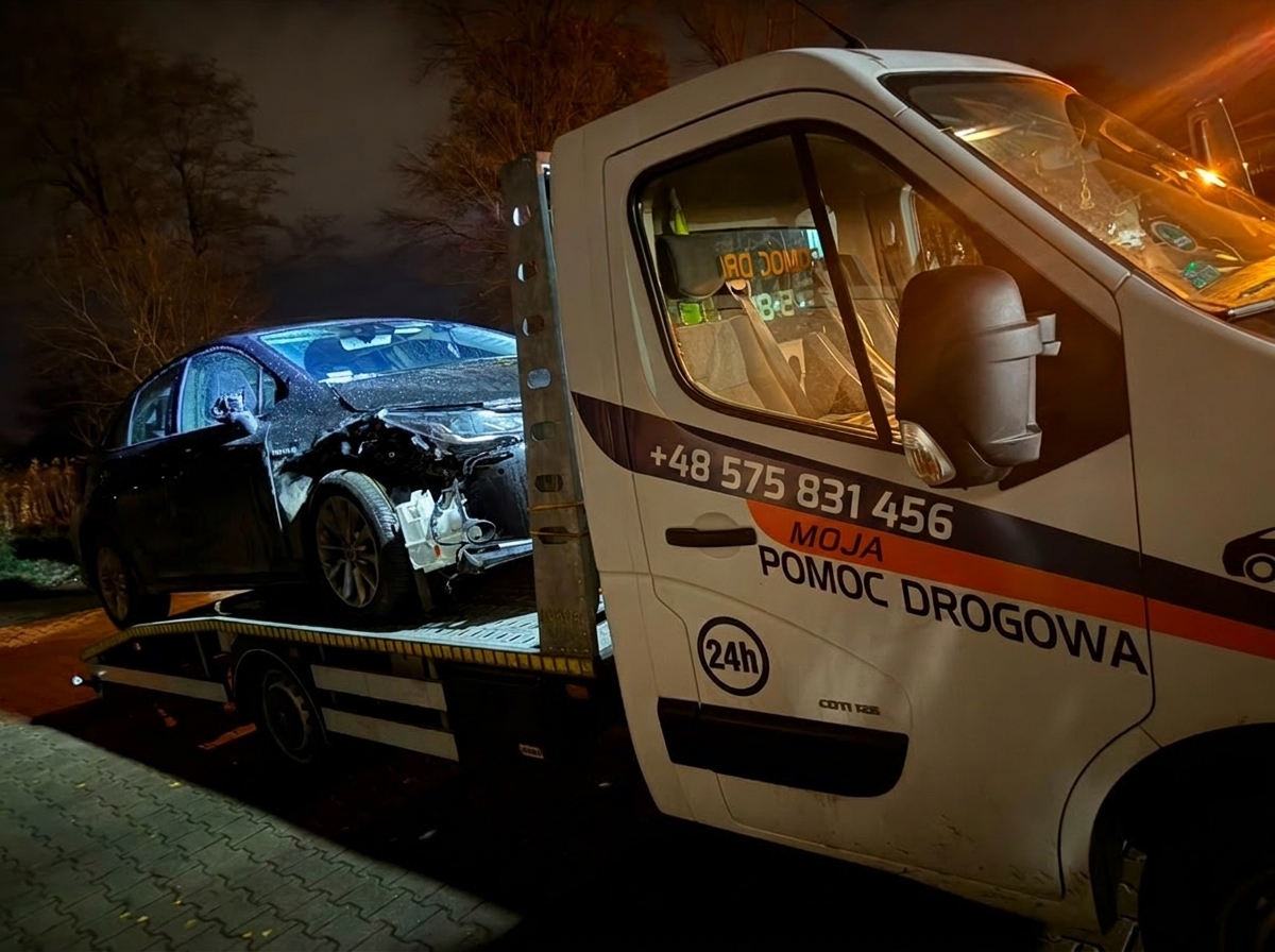 Nocna pomoc drogowa VS Serwis Kraków